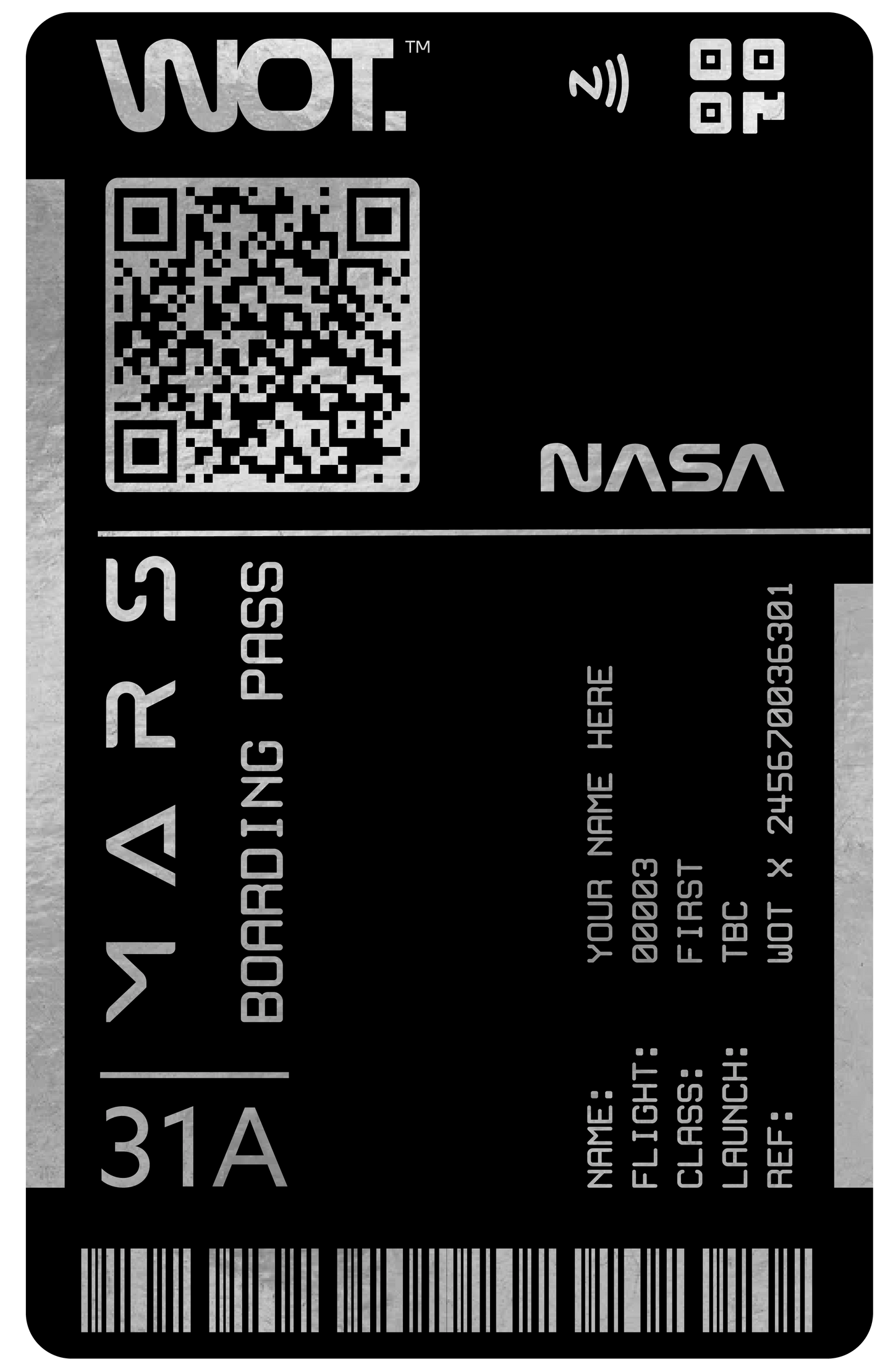 NASA Astronaut ID Card