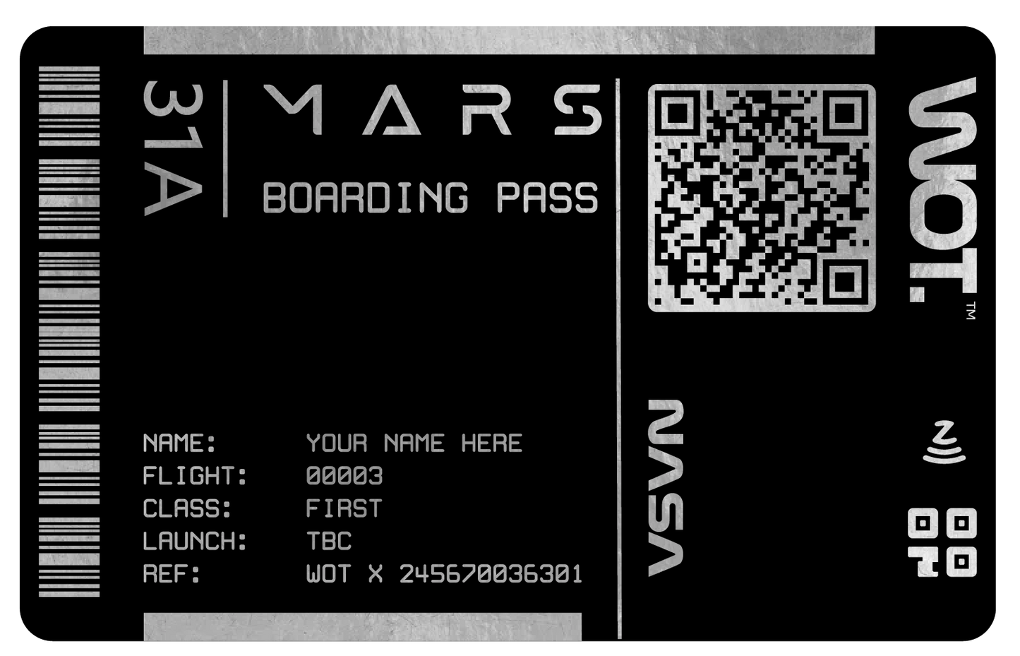 NASA Astronaut ID Card